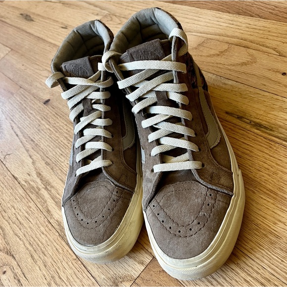 Vans Sk8 Hi 46 Ultracush Leopard Suede Hi Tops Woman’s Size 8 Men’s 6.5 - Picture 4 of 16